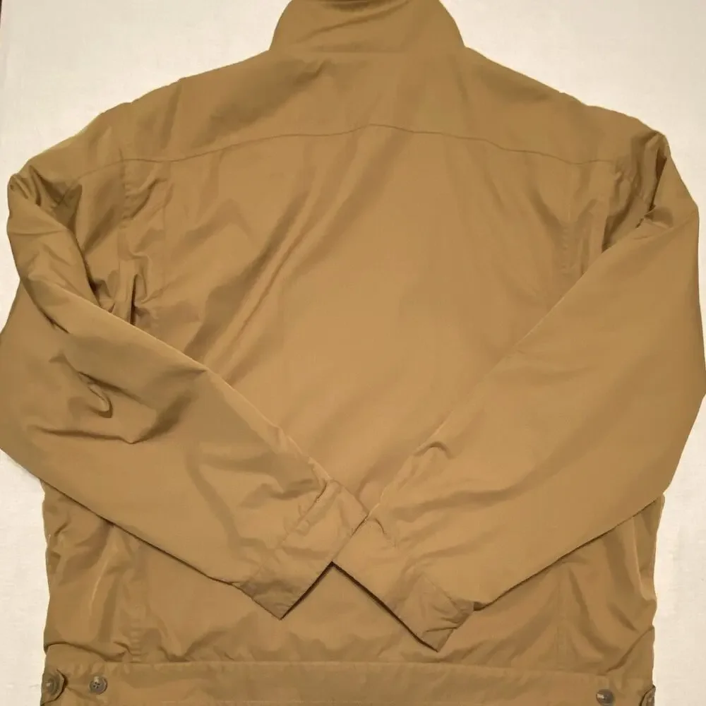 Polo by Ralph Lauren Men's Tan Full Zip Lined Jacket Stand-Up Collar XXL